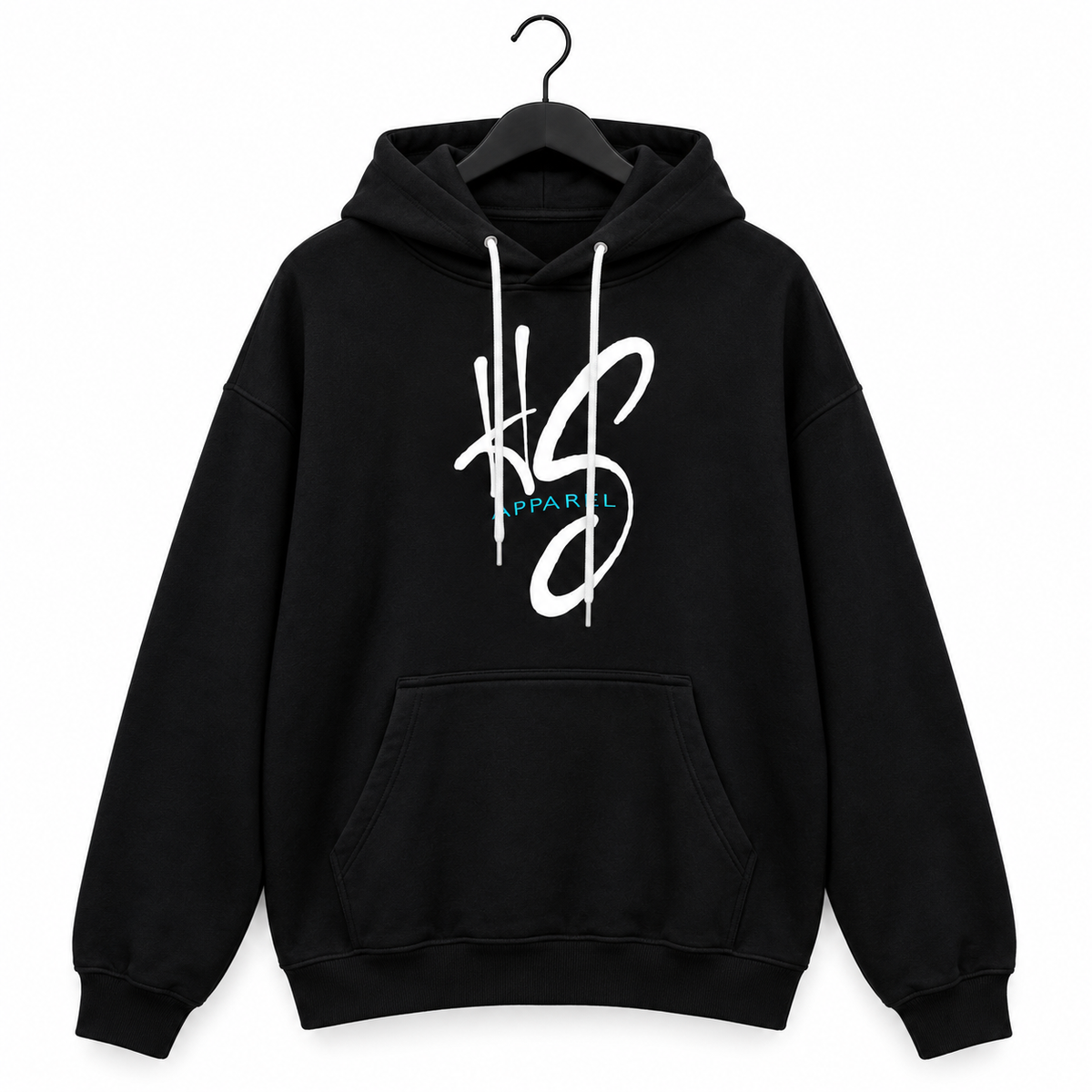 Clean Slate Heavy Weight Hoodie — front on black hanger