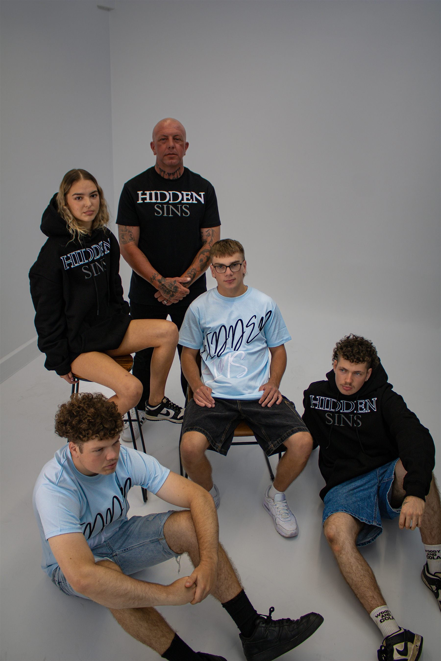 Hidden Sins Apparel first drop campaign